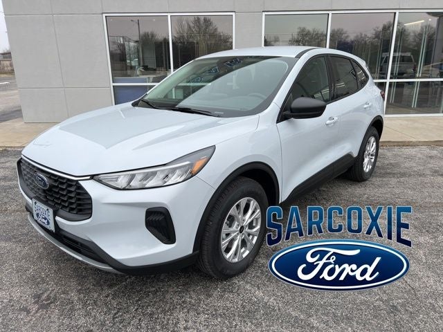 2026 Ford Escape Active in Space Silver Metallic — front three-quarter view