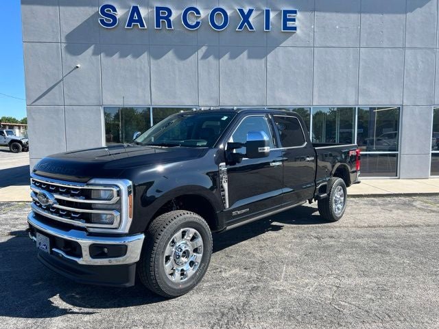 2026 Ford F-250SD Lariat in Agate Black Metallic — front three-quarter view