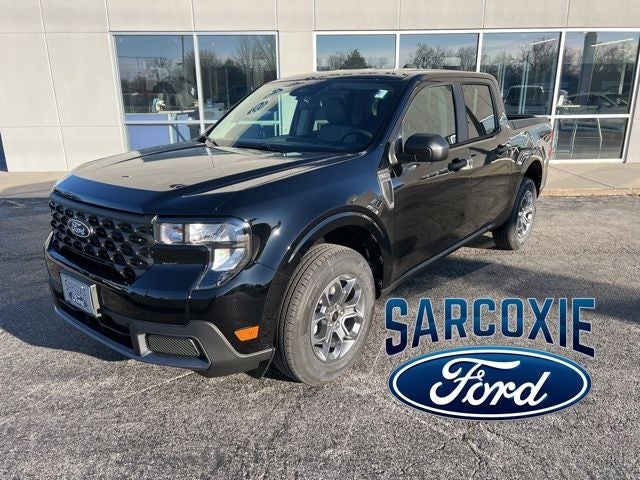 2026 Ford Maverick XLT in Shadow Black — front three-quarter view