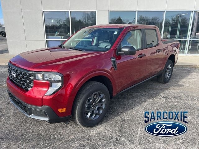 2026 Ford Maverick XLT in Ruby Red Metallic — front three-quarter view
